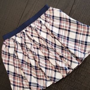 NWT Cute Plaid Mini Skirt
